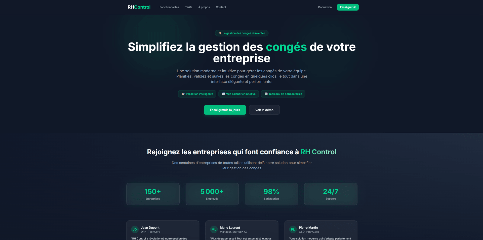RH Control - Application SaaS